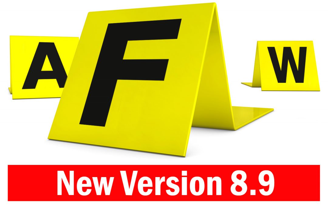 FAW – new features in version 8.9